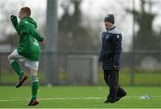 3 February 2014; Republic of Ireland assistant coach Jason O'Donoghue during squad training. Republic of Ireland U15 Squad Training, AUL Complex, Clonshaugh, Dublin. Picture credit: Brendan Moran / SPORTSFILE
