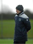3 February 2014; Republic of Ireland coach Colin O'Brien during squad training. Republic of Ireland U15 Squad Training, AUL Complex, Clonshaugh, Dublin. Picture credit: Brendan Moran / SPORTSFILE