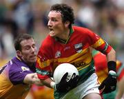 5 June 2005; Patrick Walsh, Carlow, in action against Paddy Colfer, Wexford. Bank of Ireland Leinster Senior Football Championship, Carlow v Wexford, Croke Park, Dublin. Picture credit; David Maher / SPORTSFILE