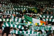 28 May 2005; Glasgow Celtic supporters during the game. Scottish Cup Final, Glasgow Celtic v Dundee United, Hampden Park, Glasgow, Scotland. Picture credit; David Maher / SPORTSFILE