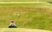 11 June 2005; Ireland's Claire Coughlan watches her approach at the 14th green during the Ladies British Amateur Open. Littlestone, Ken England. Picture credit; SPORTSFILE