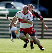 11 June 2005; Geoffrey McGonigle, Derry, in action against Down. Christy Ring cup, Group 2A, Round 1, Derry v Down, Lavey, Co. Derry. Picture credit; Oliver McVeigh / SPORTSFILE