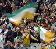 12 June 2005; Offaly fan Philip Dolan during the game. Guinness Leinster Senior Hurling Championship Semi-Final, Kilkenny v Offaly, Croke Park, Dublin. Picture credit; Matt Browne / SPORTSFILE