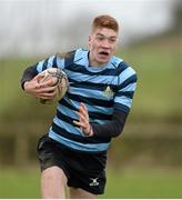 4 February 2014; Seán Vodden, Castleknock College. Beauchamps Leinster Schools Senior Cup, 1st Round, St Andrew’s College v Castleknock College. Cill Dara RFC, Kildare. Picture credit: Barry Cregg / SPORTSFILE