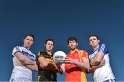 4 February 2014; #TheToughest – Eamon Fennell, St. Vincent’s, Eoin Brosnan, Dr.Crokes, Ciarán Naughton, Castebar Mitchel’s, and Kevin McGuckin, Ballinderry, are pictured in advance of their sides’ AIB GAA Club Championship Semi-Finals in Portlaoise and Newry on the 15th February. The winners will advance to the final of the toughest competition of them all on March 17th in Croke Park. For exclusive content and to see why the AIB Club Championships is the ‘toughest of them all’ follow us @AIB_GAA and #theToughest. Na Fianna GAA Club, Glasnevin, Dublin. Picture credit: Brendan Moran / SPORTSFILE