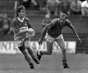 7 June 1993; Ken Kellaghan of Offaly in action against Carlow during the Leinster Senior Football Championship Quarter-Final match between Offaly and Carlow at O'Connor Park in Tullamore, Offaly. Photo by Ray McManus/Sportsfile