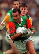 31 August 1997; Pat Fallon of Mayo in action during the GAA Football All-Ireland Senior Championship Semi-Final match between Mayo and Offaly at Croke Park in Dublin. Photo by Ray McManus/Sportsfile