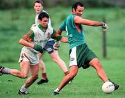 16 September 1997; Liam McHale, right, in action against Ray Connelly during a GAA Football Mayo Training Session at Fr. O'Hara Memorial Park in Charlestown, Mayo. Photo by David Maher/Sportsfile
