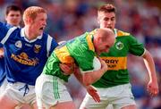 24 August 1997; Liam O'Flaherty Kerry in action against Dermot McCabe of Cavan during the GAA Football All-Ireland Senior Championship Semi-Final match between Cavan and Kerry at Croke Park, Dublin. Photo by Ray McManus/Sportsfile