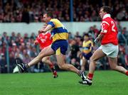22 June 1997; Martin Daly of Clare in action against Barry Murphy of Cork during the GAA Munster Senior Football Championship Semi-Final match between Clare and Cork at Cusack Park in Ennis, Co Clare. Photo by Damien Eagers/Sportsfile