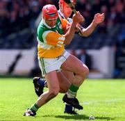 8 June 1997; Martin Hanamy of Offaly during the GAA Leinster Senior Hurling Championship Quarter-Final match between Offaly and Laois at Croke Park in Dublin. Photo by David Maher/Sportsfile
