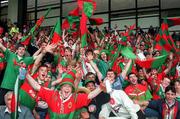 28 September 1997; Mayo fans during the GAA Football All-Ireland Senior Championship Final match between Kerry and Mayo at Croke Park in Dublin. Photo by Brendan Moran/Sportsfile