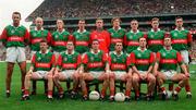 28 September 1997; The Mayo team prior to the GAA Football All-Ireland Senior Championship Final match between Kerry and Mayo at Croke Park in Dublin. Photo by Brendan Moran/Sportsfile