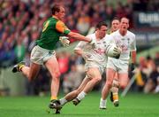 3 August 1997; Niall Buckley of Kildare in action against John McDermott of Meath during the Leinster GAA Senior Football Championship Semi-Final Second Replay match between Kildare and Meath at Croke Park in Dublin. Photo by Ray McManus/Sportsfile