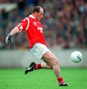4 May 1997; Niall Cahalane of Cork during the National Football League Final match between Cork and Kerry at Páirc Uí Chaoimh in Cork. Photo by Ray McManus/Sportsfile