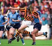 22 June 1997; Niall Maloney of Kilkenny in action against Andy O'Callaghan of Dublin during the GAA Leinster Senior Hurling Championship Semi-Final match between Kilkenny and Dublin at Croke Park in Dublin. Photo by Ray McManus/Sportsfile