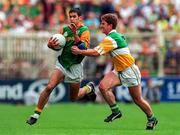 16 August 1997; Nigel Nestor of Meath in action against Tom Coffey of Offaly during the Leinster GAA Senior Football Championship Final match between Offaly and Meath at Croke Park in Dublin. Photo by Ray McManus/Sportsfile