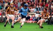 22 June 1997; Paddy Brady of Dublin in action against Charlie Carter and Canice Brennan of Kilkenny during the GAA Leinster Senior Hurling Championship Semi-Final match between Kilkenny and Dublin at Croke Park in Dublin. Photo by Ray McManus/Sportsfile