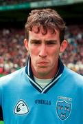 15 June 1997; Paddy Christie of Dublin prior to the Leinster GAA Senior Football Championship Quarter-Final match between Offaly and Wicklow at Croke Park in Dublin. Photo by Brendan Moran/Sportsfile