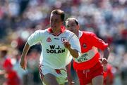 29 June 1997; Pascal Canavan of Tyrone during the Ulster GAA Football Senior Championship Semi-Final match between Tyrone and Derry at St. Tiernach's Park in Clones, Monaghan. Photo by David Maher/Sportsfile