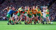 29 September 1996; Referee Pat McEneaney, fourth from left, during the GAA All-Ireland Senior Football Championship Final replay match between Mayo and Meath at Croke Park in Dublin. Photo by David Maher/Sportsfile