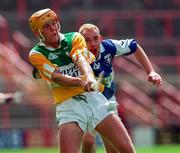8 June 1997; Paudie Mulhare of Offaly during the GAA Leinster Senior Hurling Championship Quarter-Final match between Offaly and Laois at Croke Park in Dublin. Photo by David Maher/Sportsfile