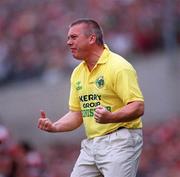 28 September 1997; Kerry manager Páidí Ó Sé during the Bank of Ireland All-Ireland Senior Football Championship Final match between Kerry and Mayo at Croke Park in Dublin. Photo by Brendan Moran/Sportsfile