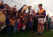19 August 1996; Rory McCarthy of Wexford signs autographs for young admirerers following a Wexford Senior Hurling Training Session at Wexford Park in Wexford. Photo by David Maher/Sportsfile