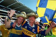17 August 1997; Tipperary fans celebrate following the GAA All-Ireland Senior Hurling Championship Semi-Final match between Tipperary and Wexford at Croke Park in Dublin. Photo by Ray McManus/Sportsfile
