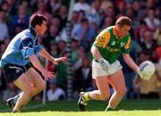 15 June 1997; Tommy Dowd of Meath in action against Paddy Christie of Dublin during the Leinster GAA Senior Football Championship Quarter-Final match between Meath and Dublin at Croke Park in Dublin. Photo by David Maher/Sportsfile