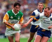15 June 1997; Vinny Claffey of Offaly Football in action against Brendan O'hAnnaidh of Wicklow during the Leinster GAA Senior Football Championship Quarter-Final match between Offaly and Wicklow at Croke Park in Dublin. Photo by David Maher/Sportsfile