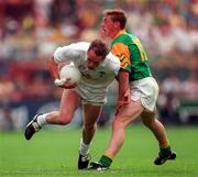 20 July 1997; Willie McCreery of Kildare in action against Trevor Giles of Meath during the Leinster GAA Senior Football Championship Semi-Final Replay match between Kildare and Meath at Croke Park in Dublin. Photo by Ray McManus/Sportsfile