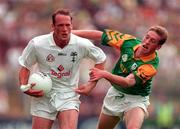 20 July 1997; Willie McCreery of Kildare in action against Trevor Giles of Meath during the Leinster GAA Senior Football Championship Semi-Final Replay match between Kildare and Meath at Croke Park in Dublin. Photo by Ray McManus/Sportsfile