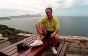 28 January 1999; Republic of Ireland Youth team manager Brian Kerr at Cape Point in Cape Town, South Africa. Photo by David Maher/Sportsfile
