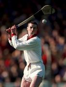 17 March 1999; Christy O'Connor of St Joseph's Doora Barefield during the AIB All-Ireland Senior Club Hurling Championship Final match between St Joseph's Doora Barefield and Rathnure at Croke Park in Dublin. Photo by Brendan Moran/Sportsfile