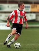 7 March 1999; Eamonn Doherty of Derry City during the FAI Cup quarter-final match between Derry City and Shelbourne at The Brandywell Stadium in Derry. Photo by Matt Browne/Sportsfile
