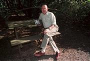 22 August 1998; Journalist and former Wexford football manager JJ Barrett photographed at his home in Bray, Wicklow. Photo by Ray McManus/Sportfile