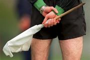 14 February 1999; A general view of a sideline flag during the Allianz National Football League Division 1 match between Cork and Galway at Páirc Uí Rinn in Cork. Photo by Brendan Moran/Sportsfile