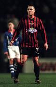 22 January 1999; Paul Byrne of Bohemians during the Harp Lager National League Premier Division match between Bohemians and Shelbourne at Dalymount Park in Dublin. Photo by Damien Eagers/Sportsfile
