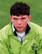 25 March 1999; Paul Donnolly prior to a Republic of Ireland U20 Squad Training session at the AUL Grounds in Clonshaugh, Dublin. Photo by David Maher/Sportsfile