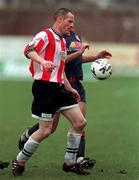 14 February 1999; Paul Hegarty of Derry City during the Harp Lager National League Premier Division match between Derry City and St Patrick's Athletic at The Brandywell Stadium in Derry. Photo by David Maher/Sportsfile