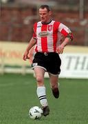 14 February 1999; Paul Hegarty of Derry City during the Harp Lager National League Premier Division match between Derry City and St Patrick's Athletic at The Brandywell Stadium in Derry. Photo by Ray Lohan/Sportsfile