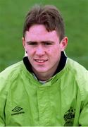 25 March 1999; Richie Baker prior to a Republic of Ireland U20 Squad Training session at the AUL Grounds in Clonshaugh, Dublin. Photo by David Maher/Sportsfile