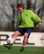 25 March 1999; Richie Baker during Republic of Ireland U20 Squad Training at the AUL Grounds in Clonshaugh, Dublin. Photo by David Maher/Sportsfile