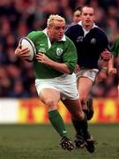 20 March 1999; Rob Henderson of Ireland during the Five Nations Rugby Championship match between Scotland and Ireland in Murrayfield Stadium in Edinburgh, Scotland. Photo by Matt Browne/Sportsfile