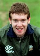 25 March 1999; Ryan Casey prior to a Republic of Ireland U20 Squad Training session at the AUL Grounds in Clonshaugh, Dublin. Photo by David Maher/Sportsfile