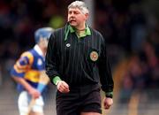 21 March 1999; Referee Sean McMahon during the Church and General National Hurling League Division 1B match between Tipperary and Wexford at Semple Stadium in Thurles, Tipperary. Photo by Ray McManus/Sportsfile