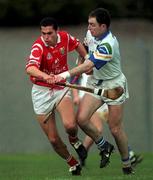 27 March 1999; Sean Og O hAilpin of Cork in action against Sean Daly of Waterford during the Church and General National Hurling League Division 1B match between Cork and Waterford at Páirc Uí Rinn in Cork. Photo by Damien Eagers/Sportsfile