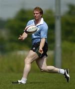17 June 2005; Winger Anthony Horgan in action during training. Ireland rugby squad training, Tatsumi No Mori Rugby training facility, Tokyo, Japan. Picture credit; Brendan Moran / SPORTSFILE