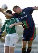 17 June 2005; Billy Woods, Cork City, in action against Robbie McGuinness, Bray Wanderers. eircom League, Premier Division, Bray Wanderers v Cork City, Carlisle Grounds, Bray, Co. Wicklow. Picture credit; Matt Browne / SPORTSFILE